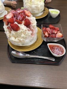 六華亭かき氷