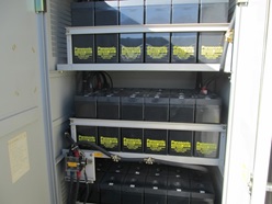 直流電源装置・自家発電設備蓄電池更新 SNSX-300、MSEX-150取替前