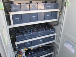 直流電源装置・自家発電設備蓄電池更新 SNSX-300、MSEX-150取替後