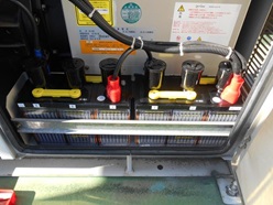 HS-80-6E×2個（自家発始動用蓄電池）完成