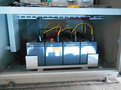 発電機制御用蓄電池取替 -着手前