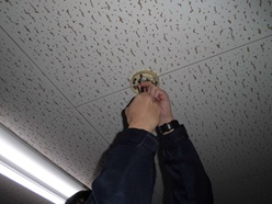 差動式スポット型感知器 不作動の取替中