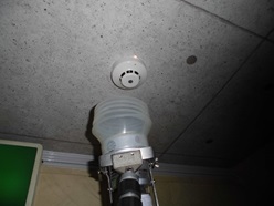 光電式スポット型感知器-取付後