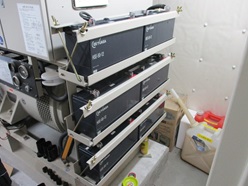 自家発電設備 始動用蓄電池HSE-50-12取替後