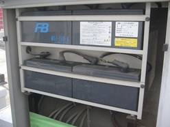 MSE-100-6 自家発電設備始動用蓄電池取替前