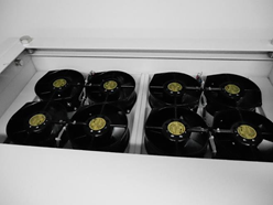 直流電源装置の冷却ファン取替（交換完了）