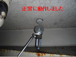 試験中