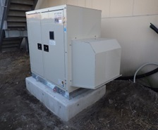 非常用自家発電設備施工後