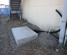 非常用自家発電設備施工前