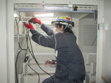 蓄電池組込接続-途中