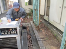 完成 自家発電設備擬似負荷試験