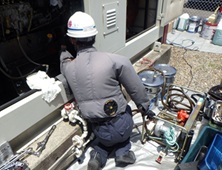 着手前　AP300C-6S　非常用発電機点検