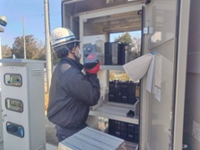 途中　MSE-200×54ｾﾙ　直流電源装置　蓄電池取替