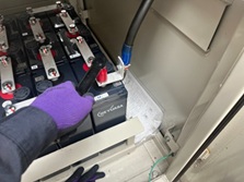 途中　MSEX-400(200+200)×54ｾﾙ　直流電源装置蓄電池取替