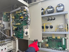 着手前　各制御基板、ヒューズ、コンデンサ　整流器備品取替