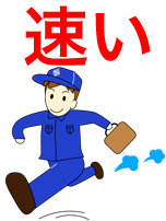 速い